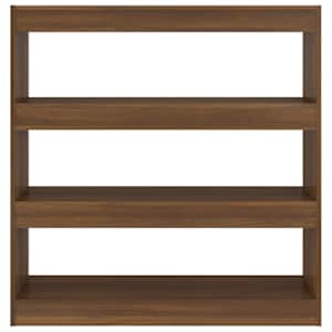 vidaXL Ormarić za knjige / pregrada boja smeđeg hrasta 100x30x103 cm