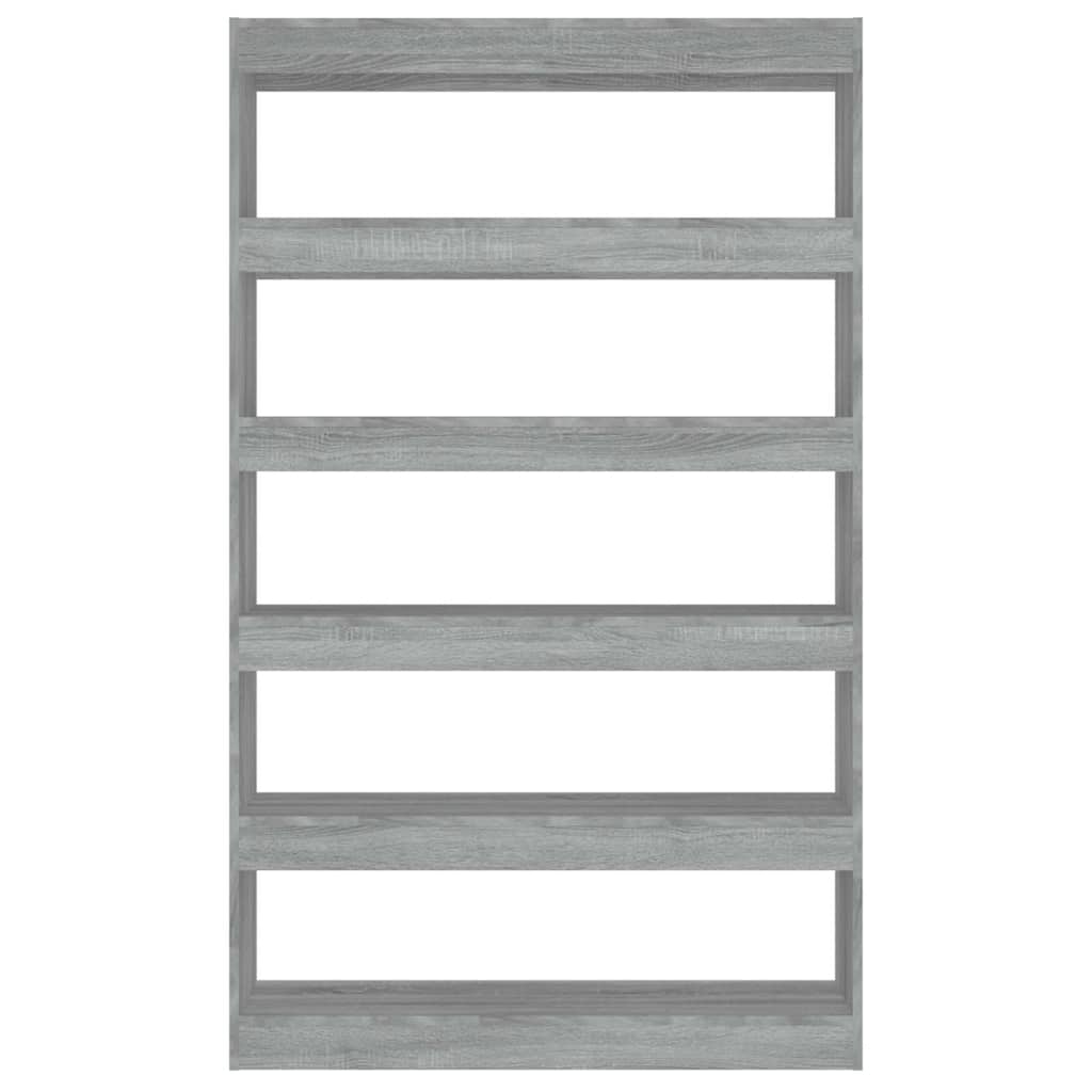 Bibliothèque Séparateur de Pièce Sonoma Gris 100x30x166 cm Etagère