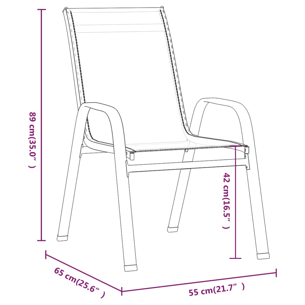 Set mobilier bistro de gradina vidaXL, 3 piese, negru, 60 x 70 cm 2 8720286844755 g en hd 7