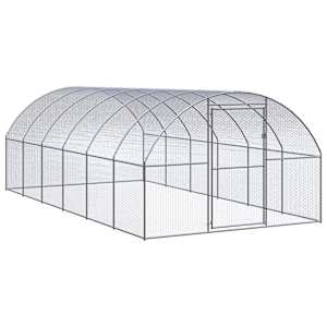 Venkovní klec pro kuřata 3 x 6 x 2 m pozinkovaná ocel - obrázek 1