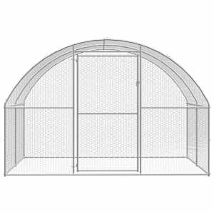 Venkovní klec pro kuřata 3 x 12 x 2 m pozinkovaná ocel - obrázek 5