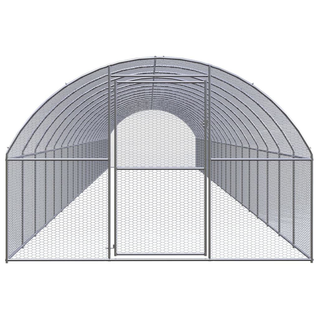 

vidaXL Kippenren 3x20x2 m gegalvaniseerd staal