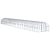 vidaXL kanakuut, 3 x 24 x 2 m, tsingitud teras