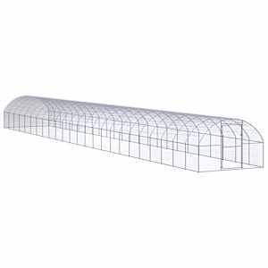 Venkovní klec pro kuřata 3 x 24 x 2 m pozinkovaná ocel - obrázek 1
