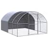 vidaXL kanakuut, 3 x 4 x 2 m, tsingitud teras