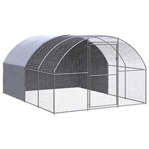 Zunanji kokošnjak 3x4x2 m pocinkano jeklo