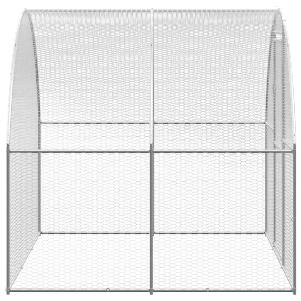 Chicken Coop Battery Cage Hen Enclosure Chicken House Galvanized Steel vidaXL - Picture 44 of 119
