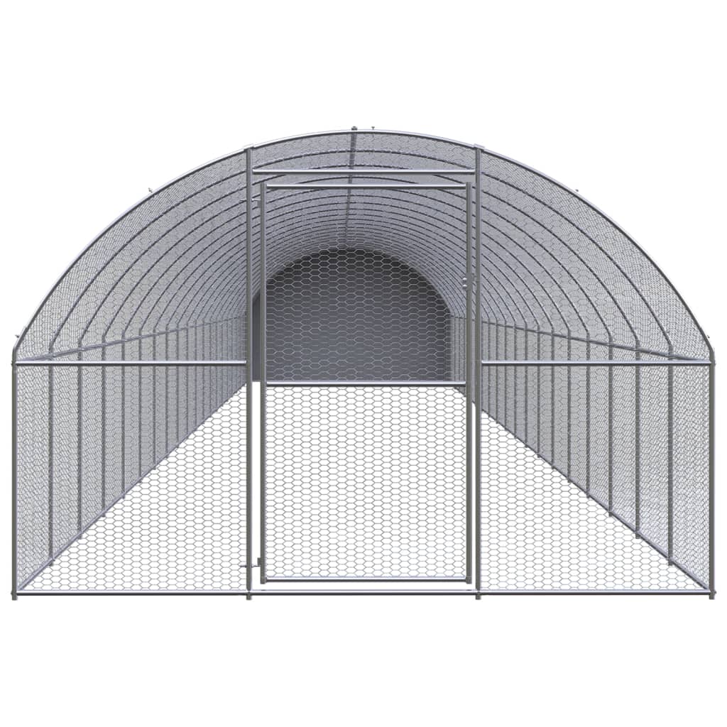 

vidaXL Kippenren 3x20x2 m gegalvaniseerd staal