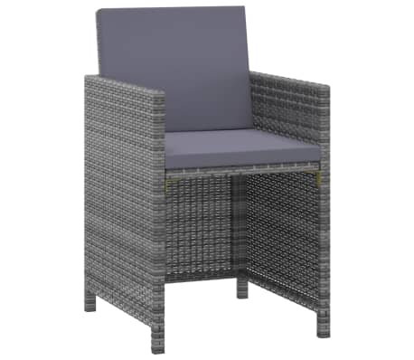 vidaXL 3-dielna z&aacute;hradn&aacute; jed&aacute;lensk&aacute; s&uacute;prava s vank&uacute;&scaron;mi polyratan siv&aacute;