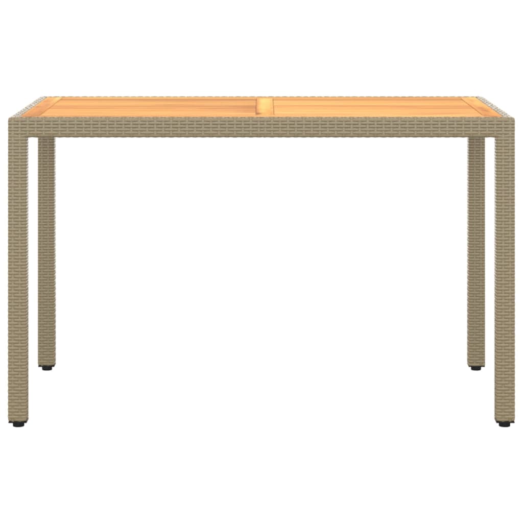 Set mobilier de grădină cu perne, 19 piese, bej, poliratan