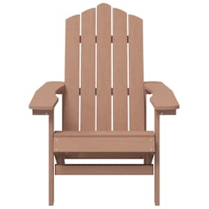Zahradní křesla Adirondack 2 ks HDPE hnědá - obrázek 4