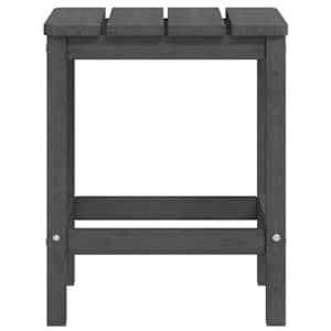 Zahradní křeslo Adirondack se stolkem HDPE antracitové - obrázek 6