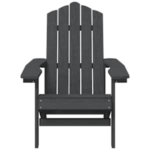 Zahradní křesla Adirondack se stolkem HDPE antracitová - obrázek 4