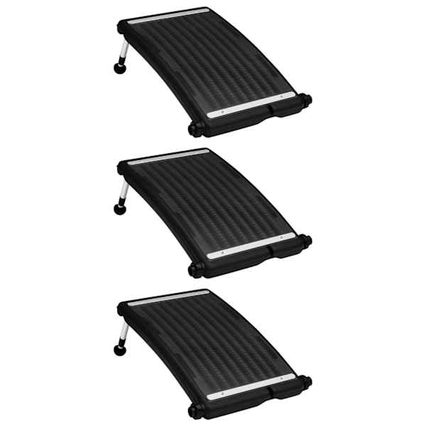 vidaXL kumerad basseini p&auml;ikesek&uuml;ttepaneelid 3 tk, 72.5x46 cm