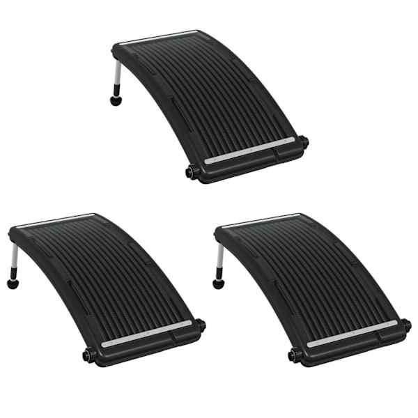 vidaXL vidaXL kumerad basseini p&auml;ikesek&uuml;ttepaneelid 3 tk, 110x65 cm
