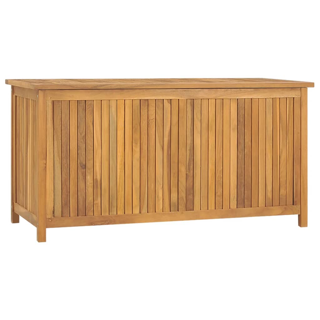 vidaXL Gartenbox 114x50x58 cm Massivholz Teak