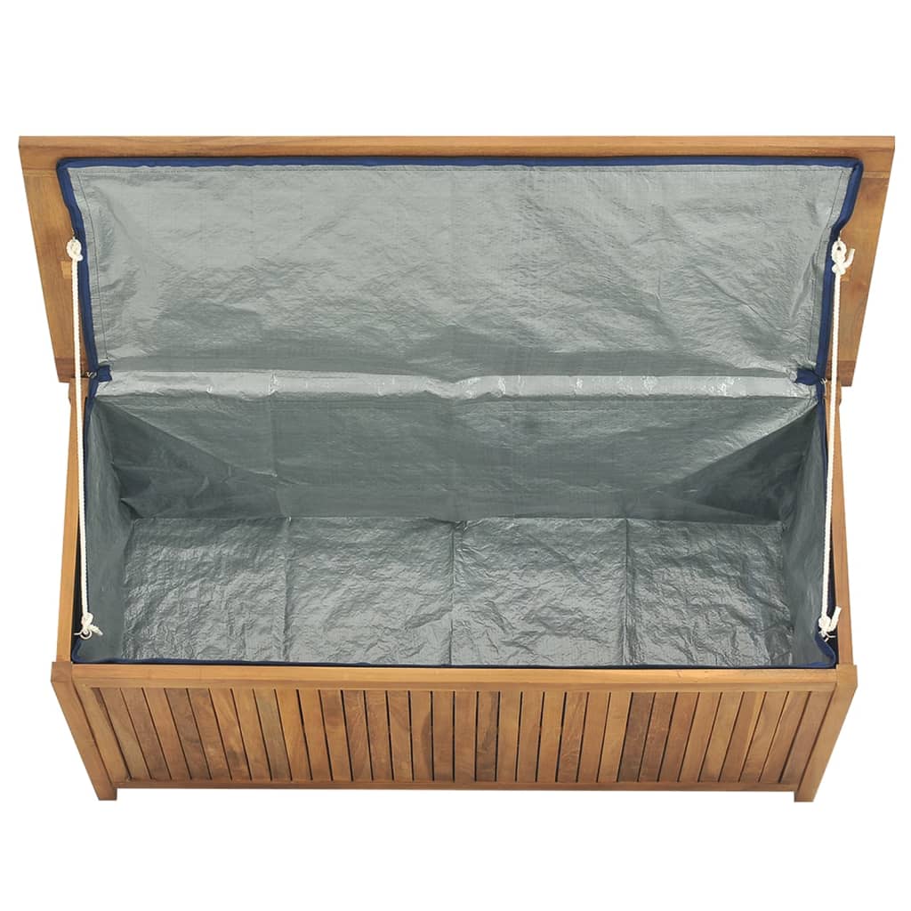 Thumbnail - vidaXL Gartenbox 114x50x58 cm Massivholz Teak