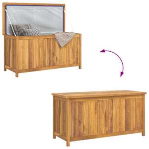 Zahradní box 114 x 50 x 58 cm masivní teakové dřevo - obrázek 8