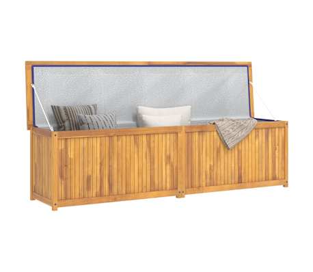 vidaXL Vrtna kutija 200 x 50 x 55 cm od masivne tikovine