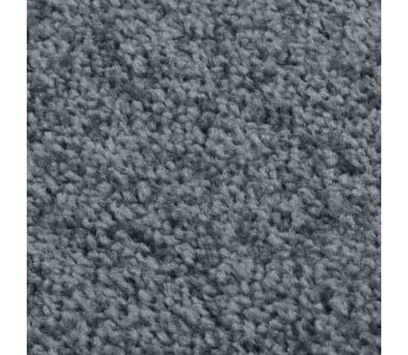 vidaXL Tapis &agrave; poils courts 120x170 cm Anthracite