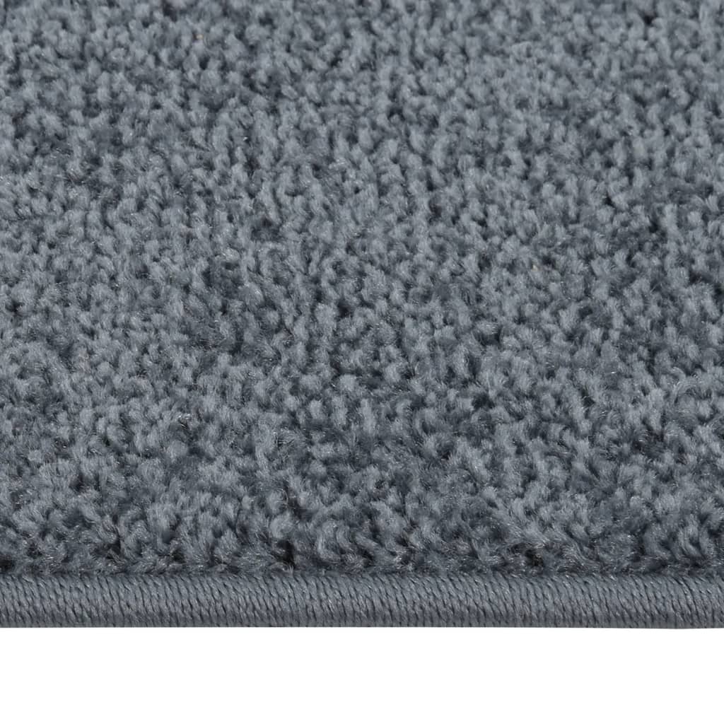 Thumbnail - vidaXL Teppich Kurzflor 140x200 cm Anthrazit