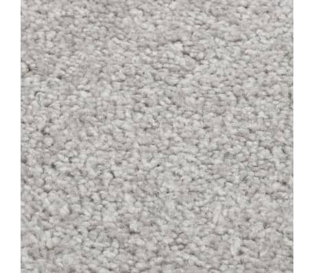 vidaXL Lyhytnukkainen matto 140x200 cm vaaleanharmaa