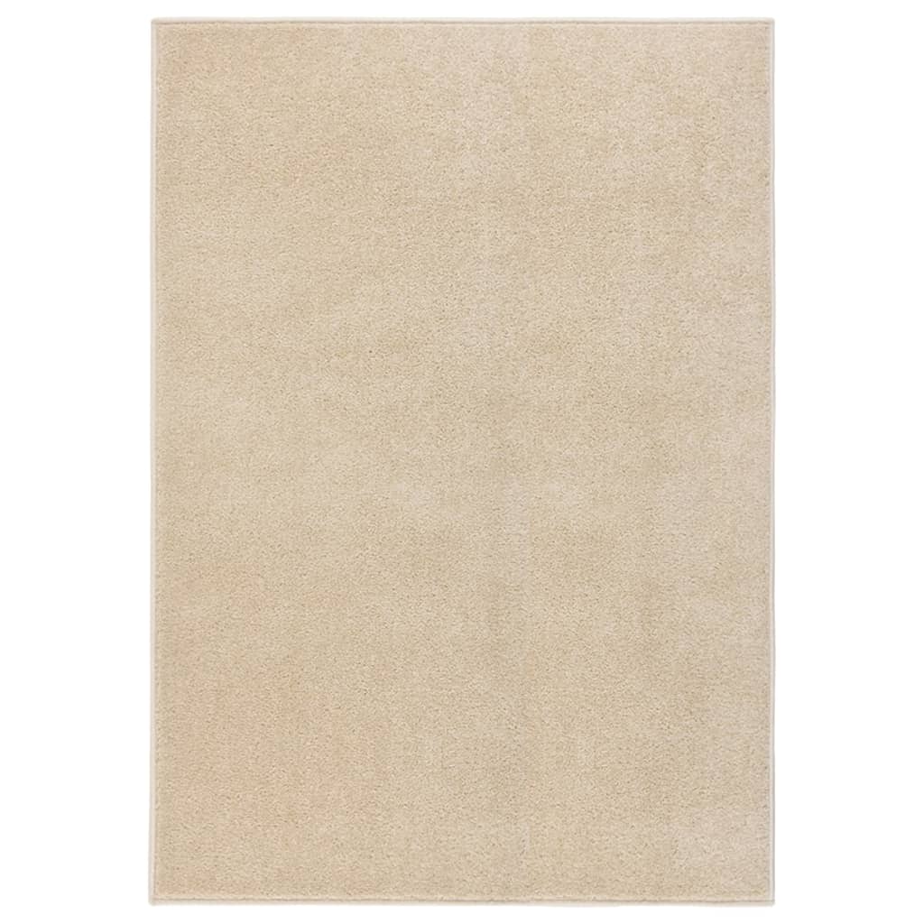 vidaXL Teppich Kurzflor 240x340 cm Beige