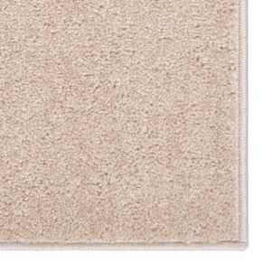 vidaXL Tapis &agrave; poils courts 200x290 cm Beige fonc&eacute;