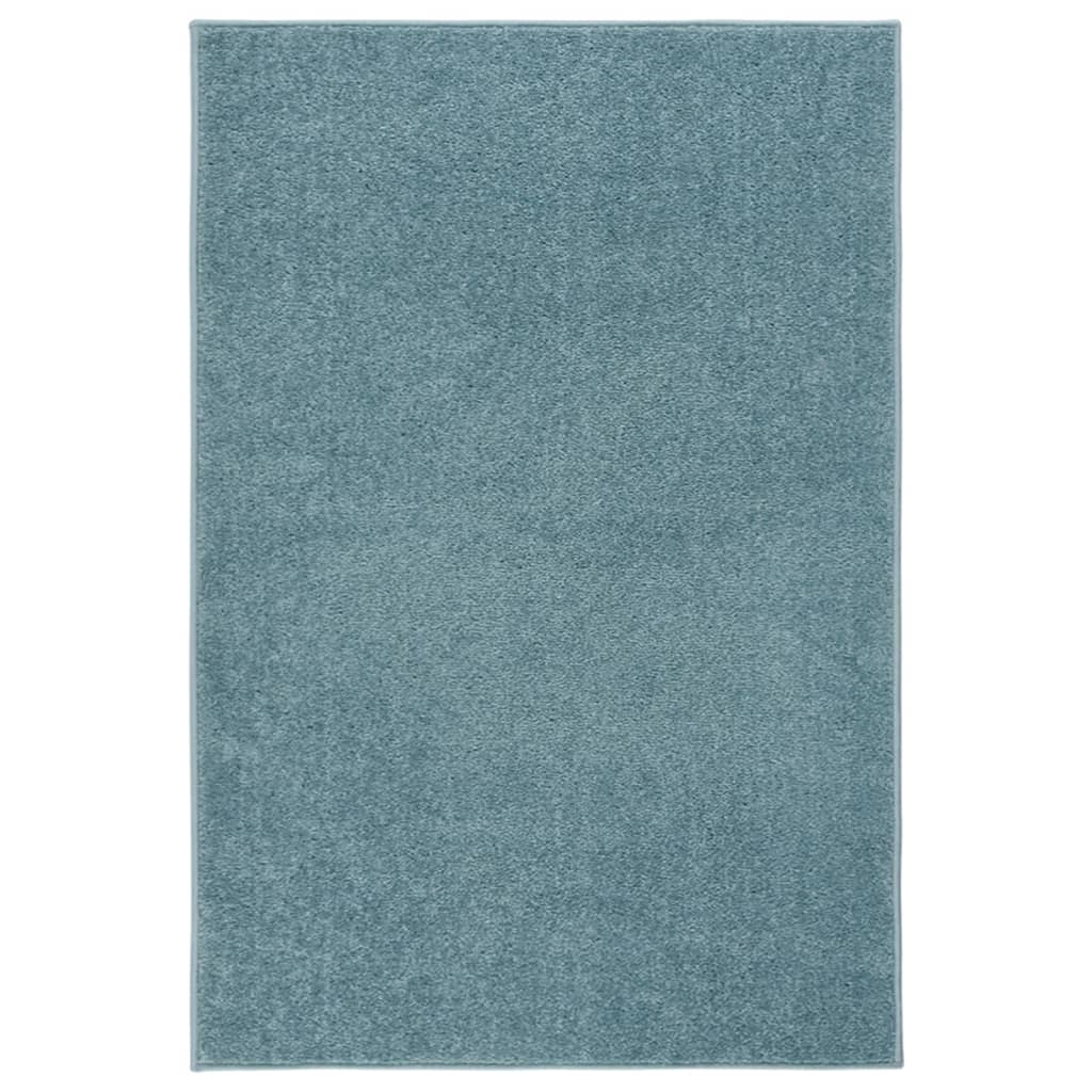 Teppich Kurzflor 200×290 cm Blau
