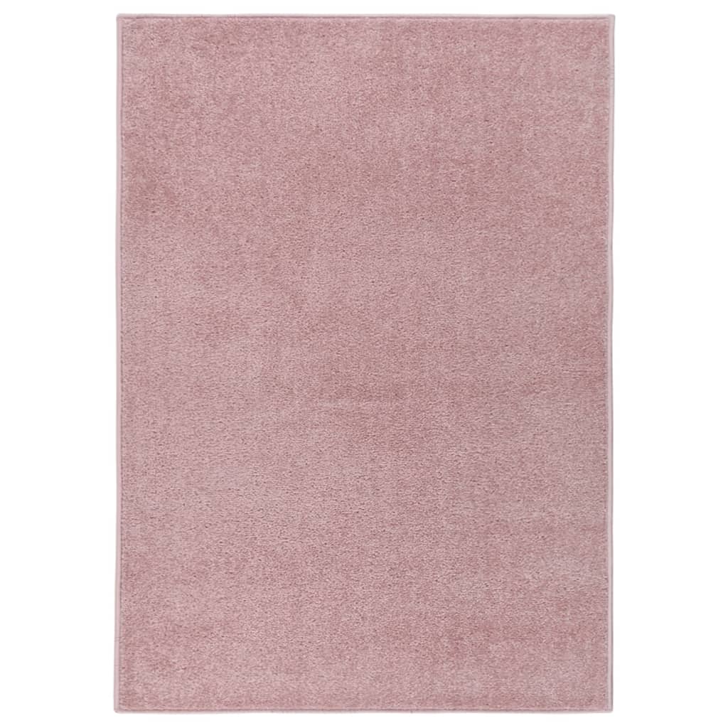 Vaip, lühike narmas, 120 x 170 cm, roosa