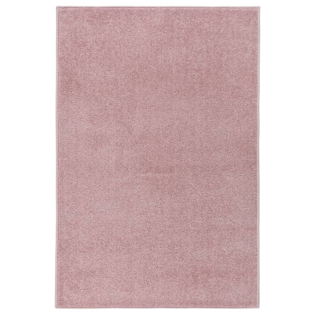 vidaXL Teppich Kurzflor 160x230 cm Rosa