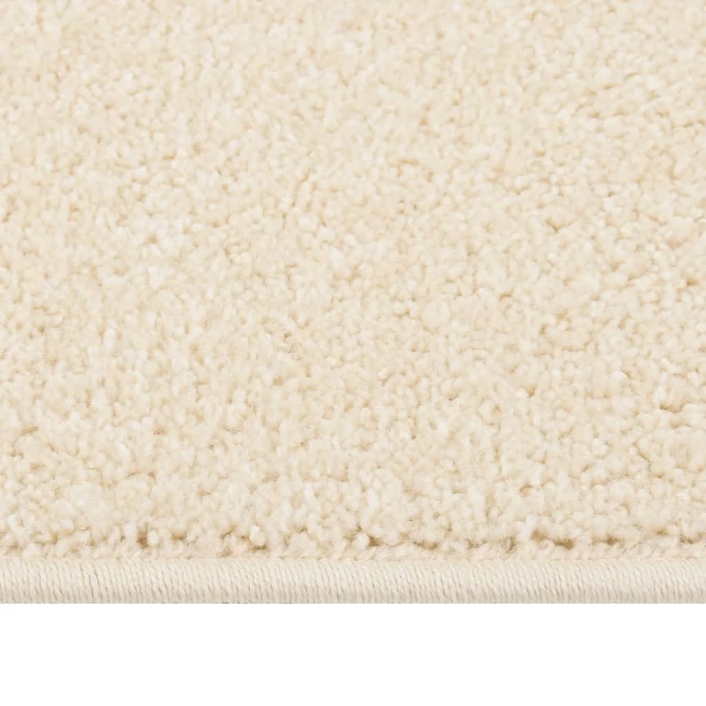 vidaXL paklājs, 80x150 cm, krēmkrāsas