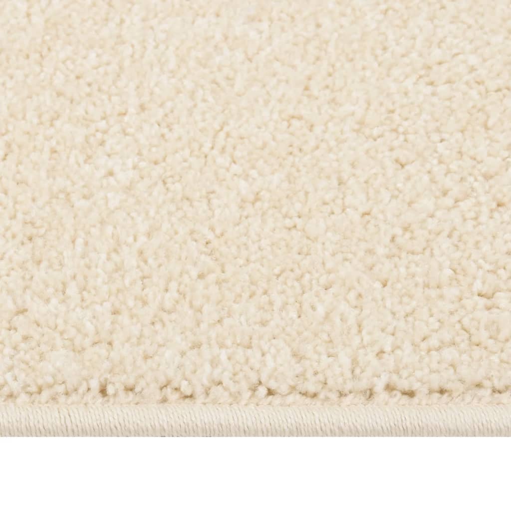 vidaXL Rug Short Pile 80x150 cm Cream