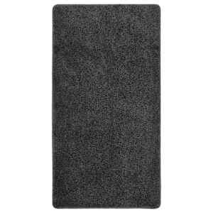 vidaXL karvane vaip, tumehall, 80 x 150 cm, libisemiskindel