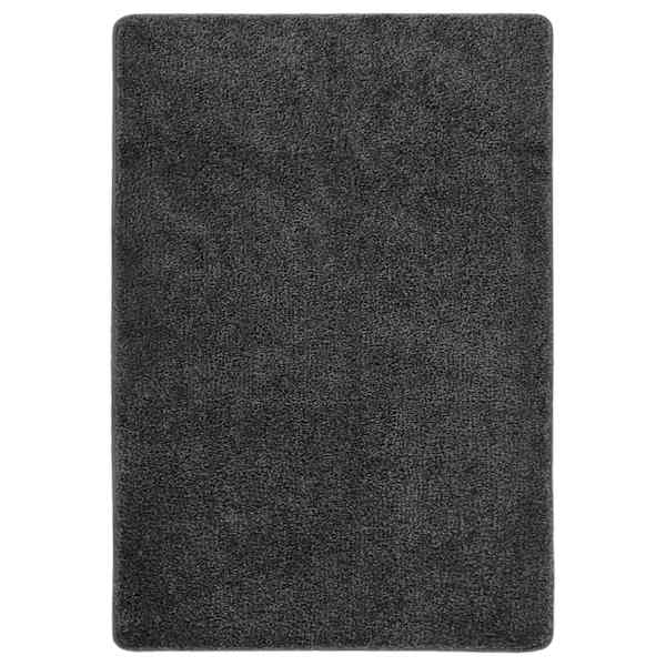 vidaXL karvane vaip, tumehall, 120 x 170 cm, libisemiskindel