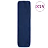 vidaXL libisemisvastased trepimatid 15 tk 75x20 cm sinine ristk&uuml;lik