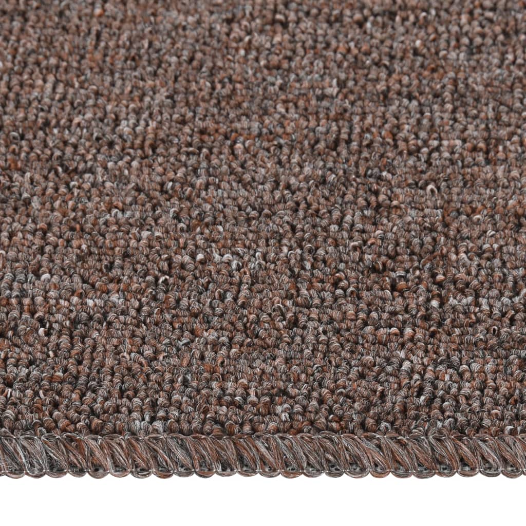 Thumbnail - vidaXL Antirutsch Stufenmatten 15 Stk. 60x25 cm Braun Rechteckig