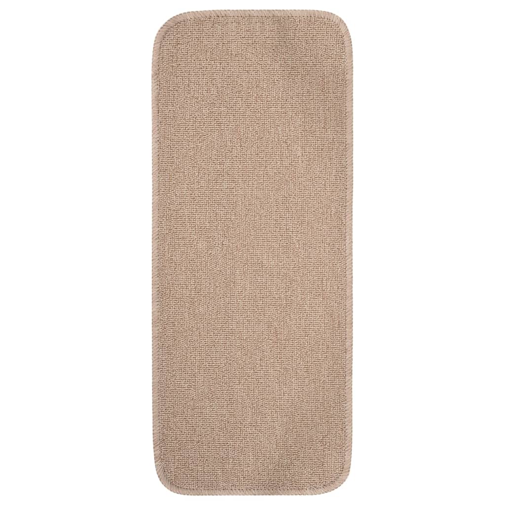 

vidaXL Trapmatten 15 st anti-slip rechthoekig 60x25 cm beige
