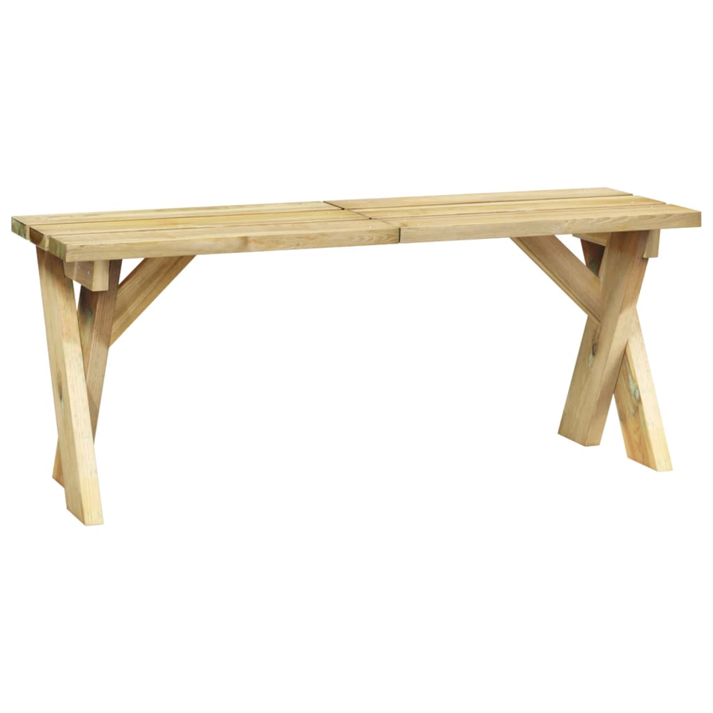vidaXL Zahradní lavice 110 cm impregnované borové dřevo