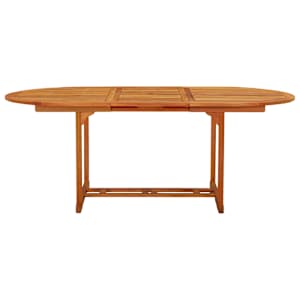 Zahradní stůl 200 x 100 x 75 cm masivní eukalyptové dřevo - obrázek 2