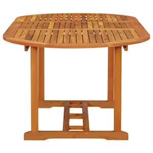 Zahradní stůl 200 x 100 x 75 cm masivní eukalyptové dřevo - obrázek 3