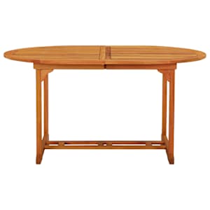 Zahradní stůl 200 x 100 x 75 cm masivní eukalyptové dřevo - obrázek 6