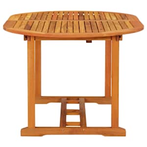 Zahradní stůl 200 x 100 x 75 cm masivní eukalyptové dřevo - obrázek 7