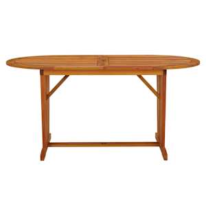 Zahradní stůl 160 x 85 x 75 cm masivní eukalyptové dřevo - obrázek 2