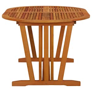 Zahradní stůl 200 x 100 x 75 cm masivní eukalyptové dřevo - obrázek 3