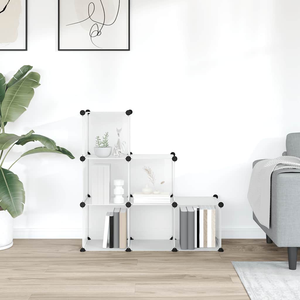 Thumbnail - vidaXL Regalsystem mit 6 Würfeln Transparent PP