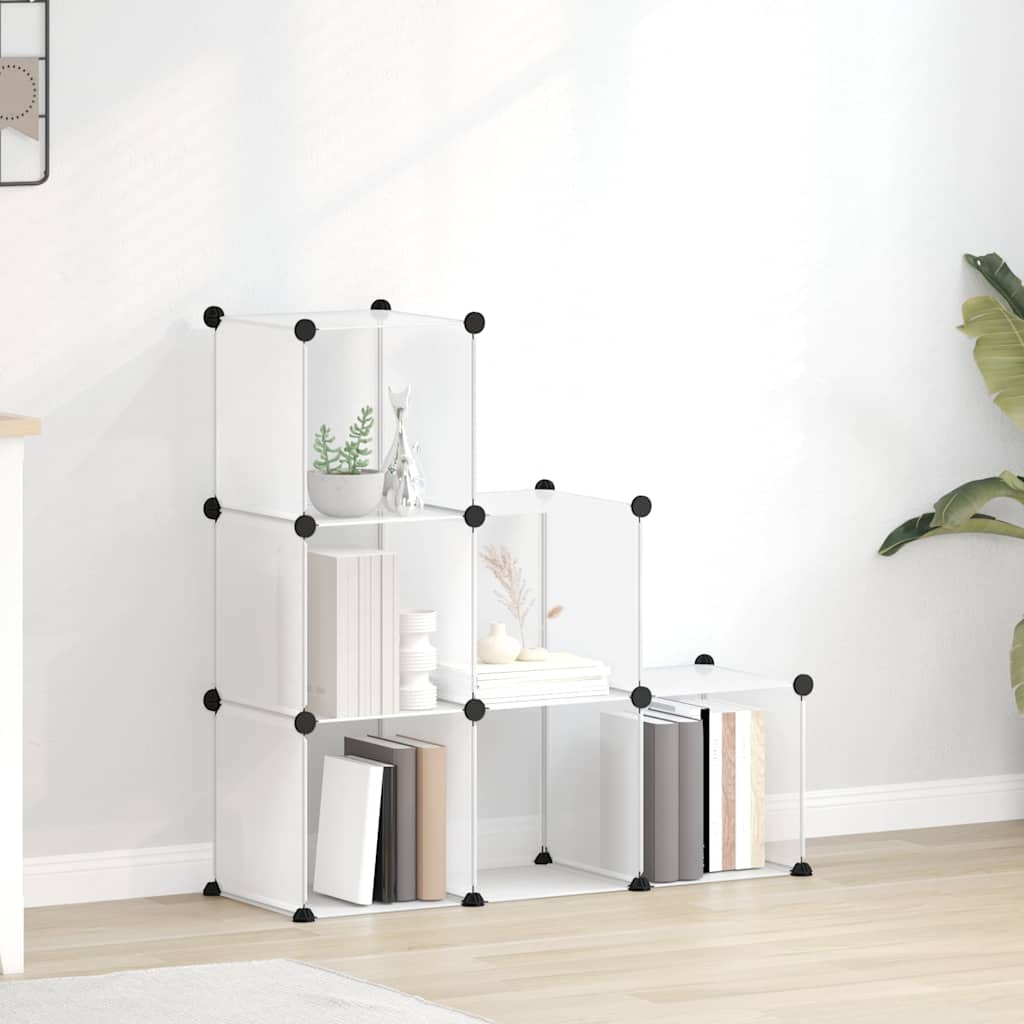 Kubeformede Opbevaringskasser PP - Transparent / 94.5 x 31.5 x 93 cm