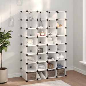 Stojalo za čevlje prozorno 93x36,5x140 cm PP