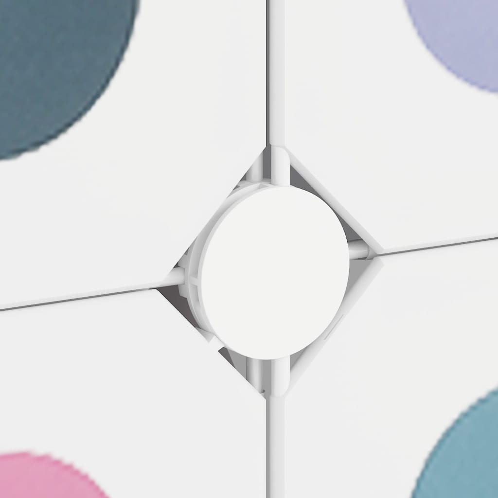 Scaffale Portaoggetti Per Bambini Con 15 Cubi Bianchi In PP VidaXL 16 width=274