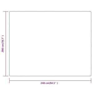 Deka pouštní mlha 200 x 240 cm polyester - obrázek 5